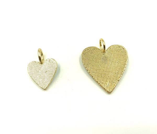 24K Gold Filled Light Blue Enamel Heart Charm Pendant, Enamel Heart Charm, Heart Pendant, Small Heart Necklace, Small, Medium, Large, CP620