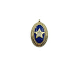 14K Gold Filled Enamel Star Charm Pendant, Star Pendant, Star Charm, Charm Necklace, Bracelet Charm, Enamel Charms, Star, 11mm, CP910