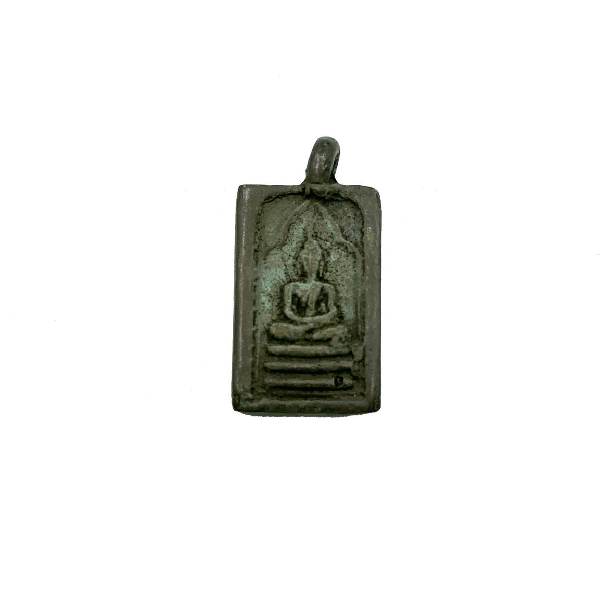 Antique Sitting Buddha Charm Pendant, Sitting Buddha Charm, Rustic Buddha, Sitting Buddha, Buddha Necklace, 25x13mm, CP986