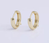 18K Gold Filled Dainty Hoop Earrings Pair, ER154