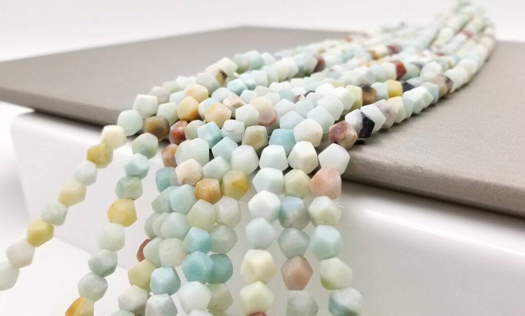 7.5MM Amazonite Nugget Beads Grade AAA Genuine Natural Gemstone Full Strand Nugget Beads 15.5″, GRN063