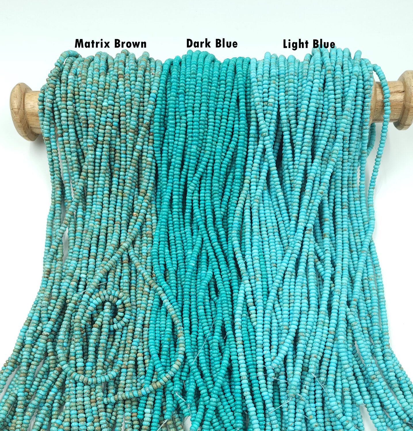 4MM Natural Turquoise Roundelle Beads Grade AAA Round Loose Beads, Full Strand Round 15.5 inches, GRN120