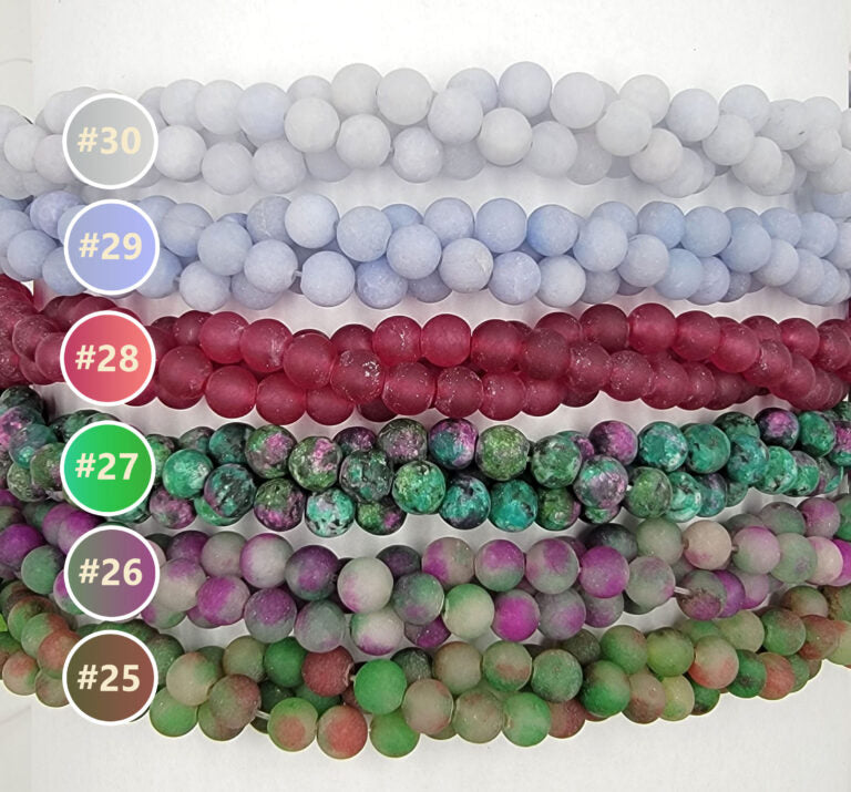 Natural Assorted Jasper Stone Round Beads Healing Gemstone Loose Bead DIY Jewelry Making for Bracelet Necklace AAA Quality 6mm ORG148