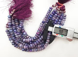 9mm Faceted Rondelle Purple Moonstone Mystic Coated Beads, 8 inches Bead Strand, PRP043