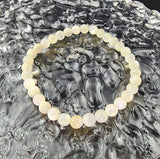 White MOP Heishi Beads Natural Mother of Pearl Beads Natural Shell Rondelles Sea Shell Beads Wholesale Heishi Jewelry Beads 4x2mm PRP470