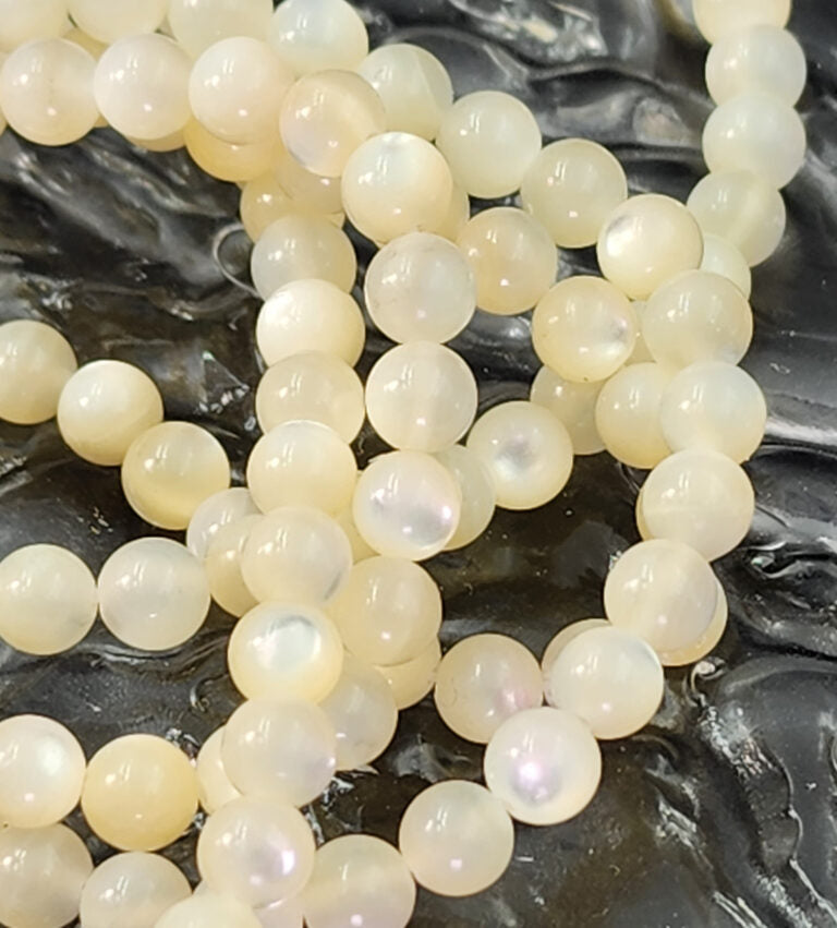 White MOP Heishi Beads Natural Mother of Pearl Beads Natural Shell Rondelles Sea Shell Beads Wholesale Heishi Jewelry Beads 4x2mm PRP470