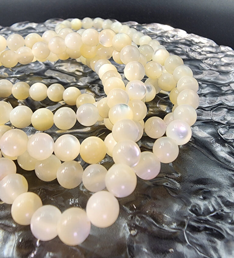 White MOP Heishi Beads Natural Mother of Pearl Beads Natural Shell Rondelles Sea Shell Beads Wholesale Heishi Jewelry Beads 4x2mm PRP470