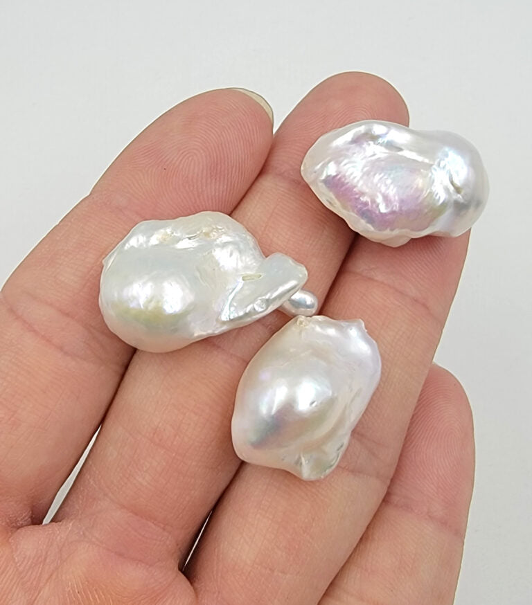 Fresh Water Pearl Charms, Baroque Pearl Charms, Pearl Charm Necklace Pendant, PRP674