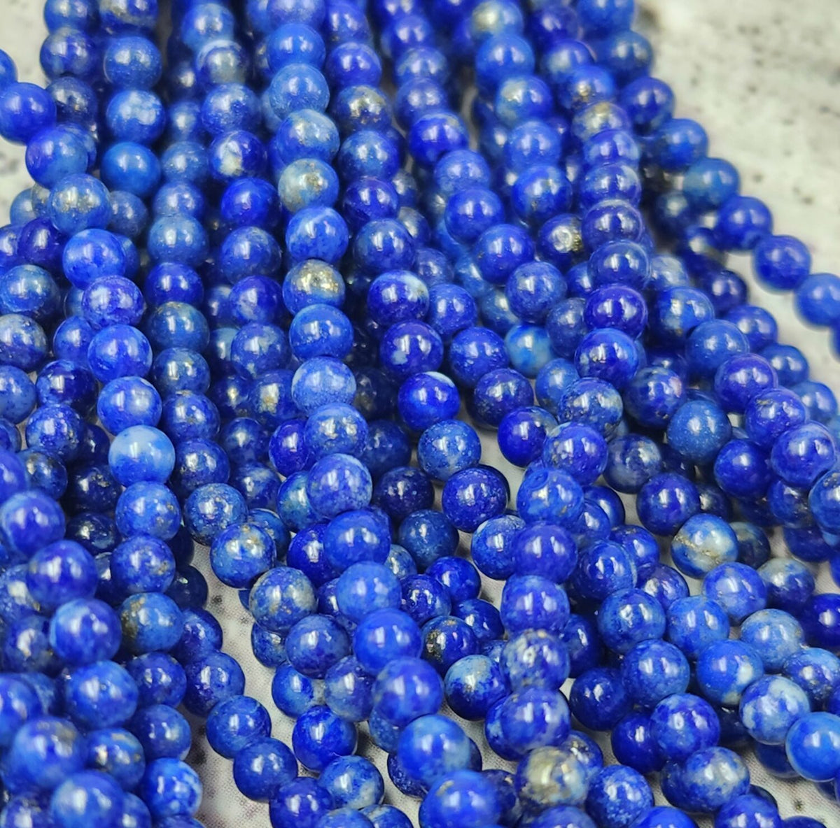 AAA 100% Natural Lapis Lazuli Gemstone Bead, Round Bead, Genuine Blue Lapis Lazuli Gemstone Bead, High quality 3mm, PRP827