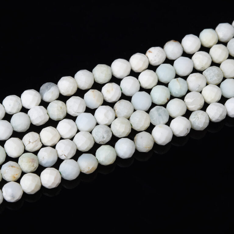 Natural Chrysoprase Faceted Round Gemstone Beads 3mm PRP919