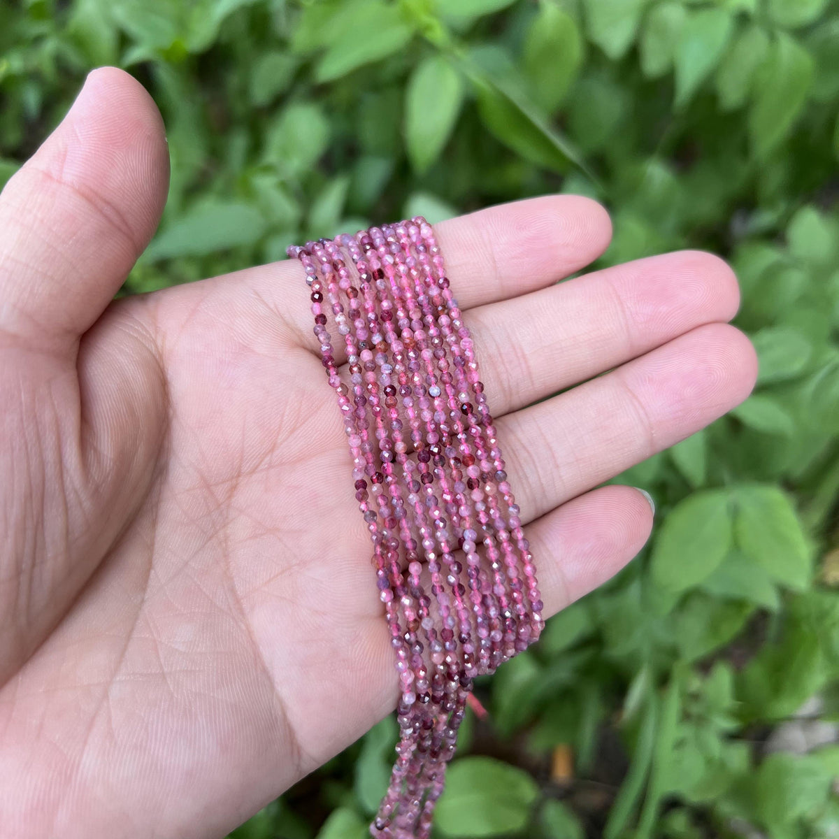 Pink Tourmaline Faceted 3mm Round Beads AAA Gemstone PRP932