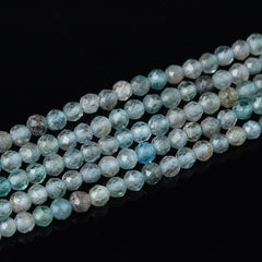 Natural Green Apatite Faceted Round Gemstone Bead 2mm PRP940