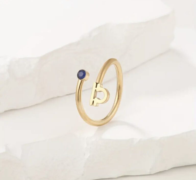 18K Gold Filled Dainty Zodiac Ring, Adjustable Minimalist Ring, Astrology Ring, Horoscope Ring, Gift for Her, RG196