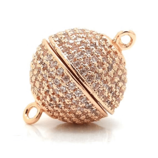 18K Gold FilleD Magnetic Clasps, 8mm, CL248