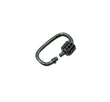 CZ Micro Pave Small Oval Screw Clasp