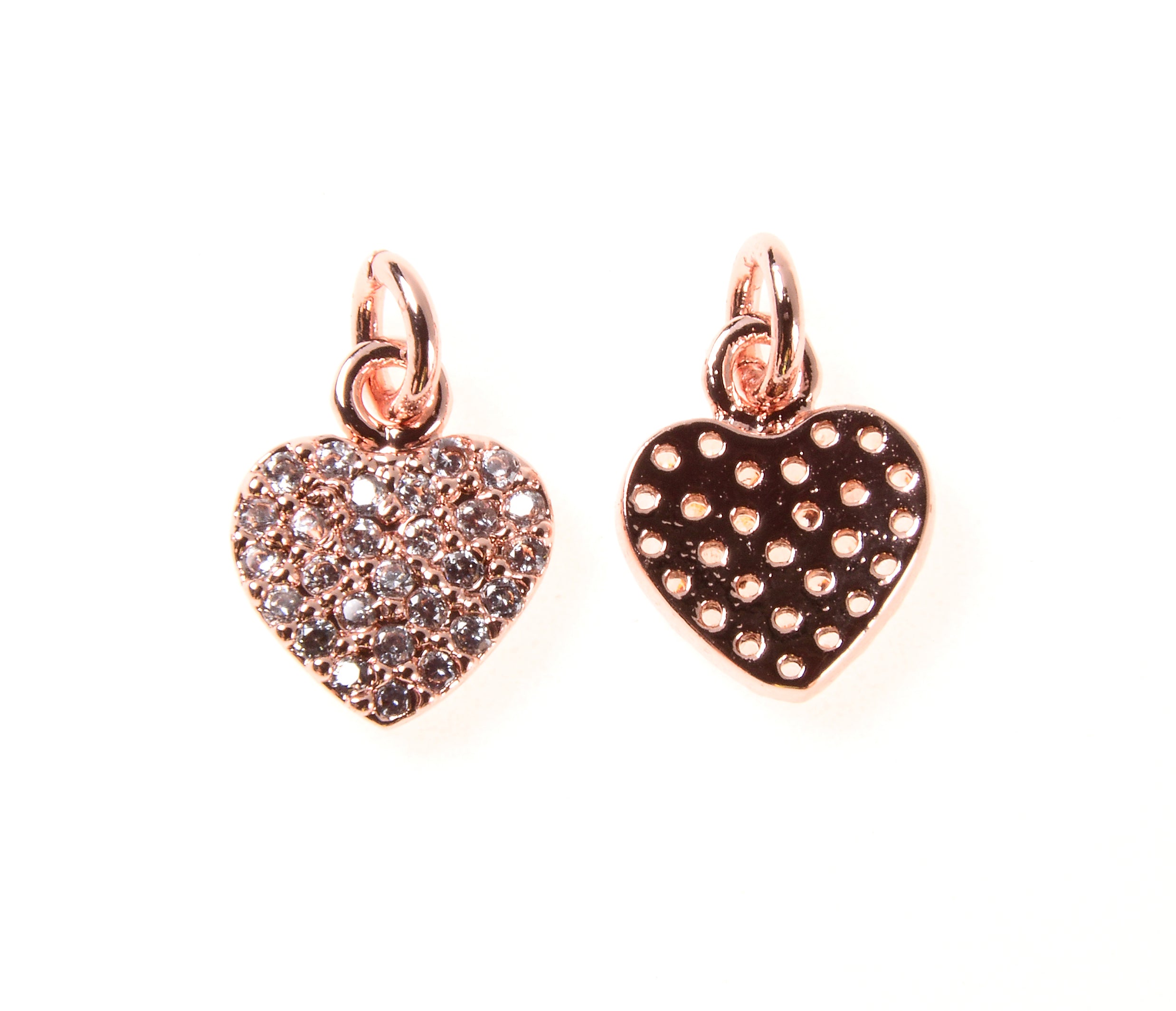 18K Gold Filled Heart Charm Pendant, CP233