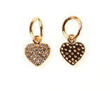 18K Gold Filled Heart Charm Pendant, CP233