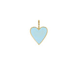 Dainty Neon Enamel Heart Pendant, CP965